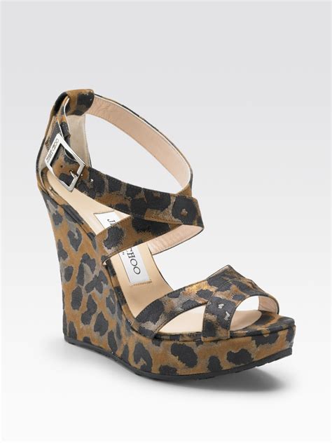 miu miu leopard platform sandals jimmy choo